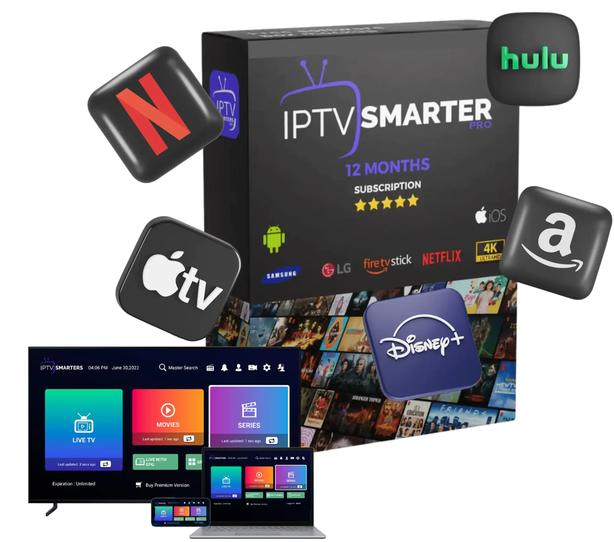 IPTV Smarters Pro 12-month plan